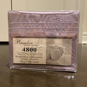 Bamboo Home Luxury King Sheets